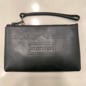 Hunter x Target Small Black Rubber Wristlet